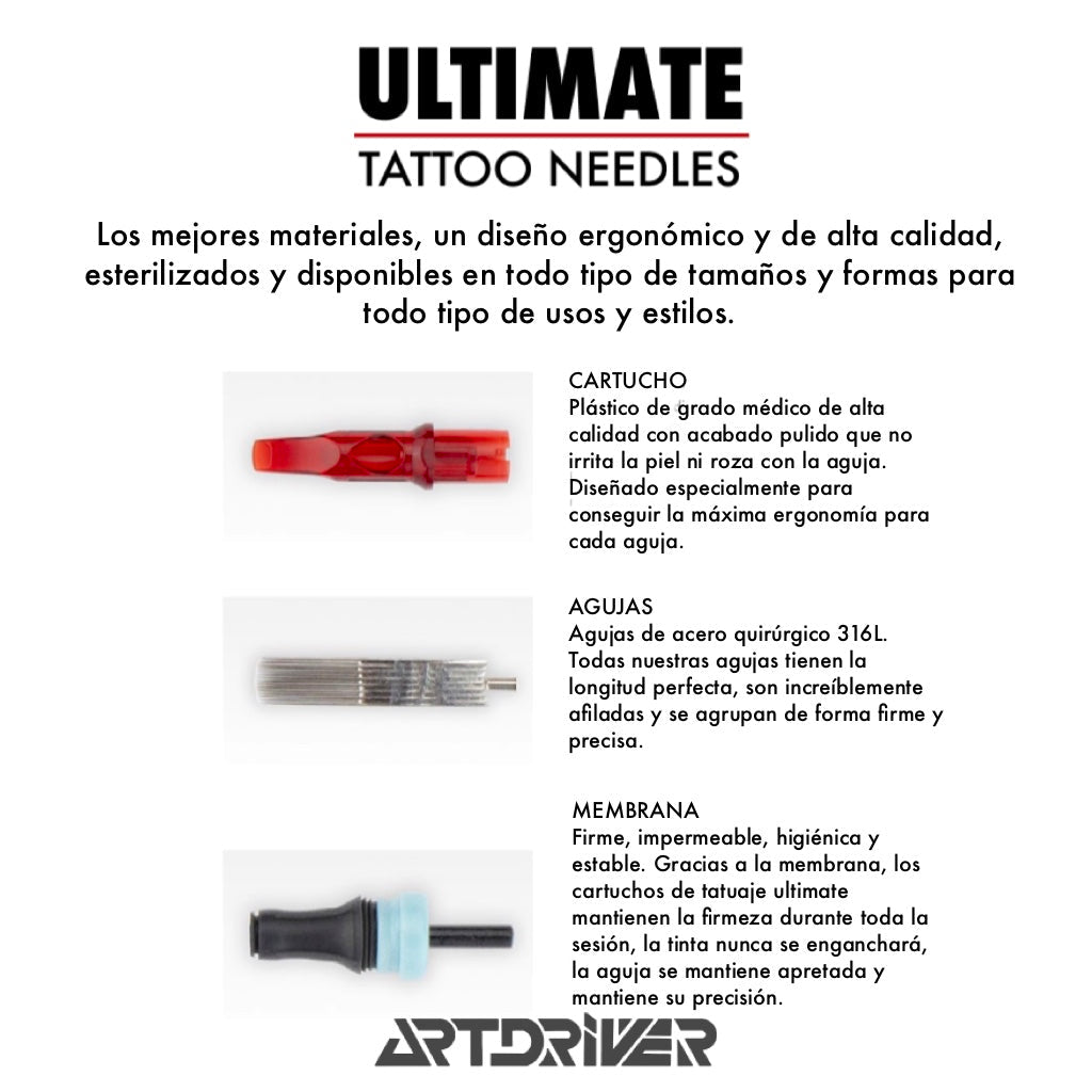 CARTUCHOS ULTIMATE ARTDRIVER RS ROUND SHADER 9-11-14