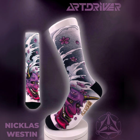 CALCETÍN ARTDRIVER EDICIÓN NICKLAS WESTIN ALTA CALIDAD.