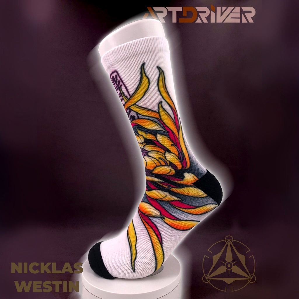 CALCETÍN ARTDRIVER EDICIÓN NICKLAS WESTIN ALTA CALIDAD.