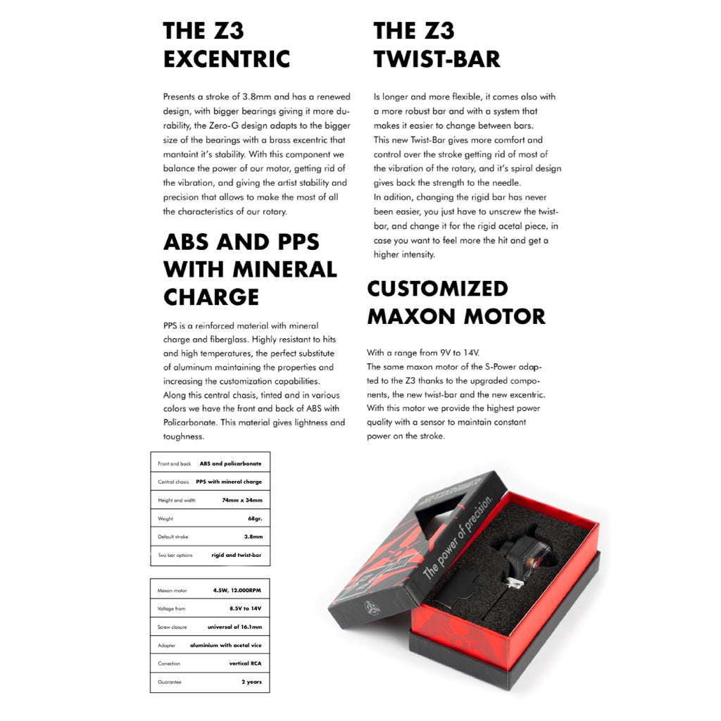 MAQUINA ROTATIVA Z3 ARTDRIVER MAXON MOTOR