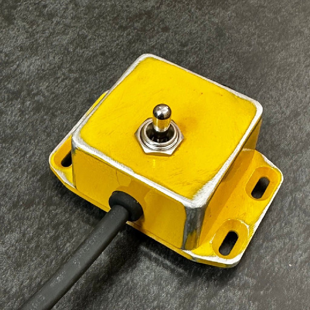 INTERRUPTOR DOBLE PARA 2 MÁQUINAS YELLOW HANDSWITCH-SWITCHBOX