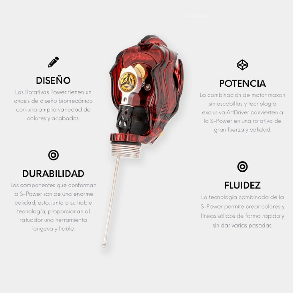 MAQUINA ROTATIVA ARTDRIVER S-POWER + GRIP INALÁMBRICO NW9