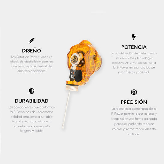 MAQUINA ROTATIVA F-POWER ARTDRIVER + GRIP INALÁMBRICO NW9