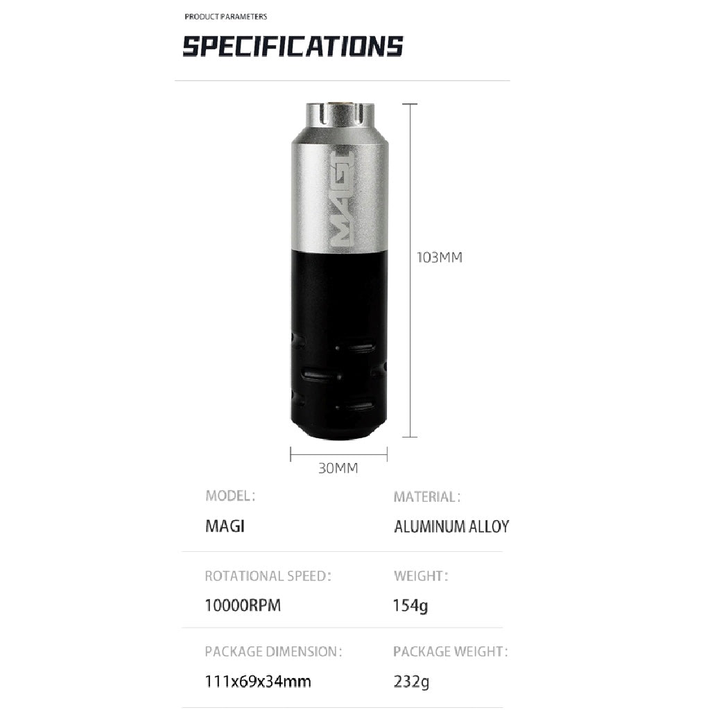 PEN MAGI + BATERÍA AVA MAQUINA ROTATIVA INALÁMBRICA