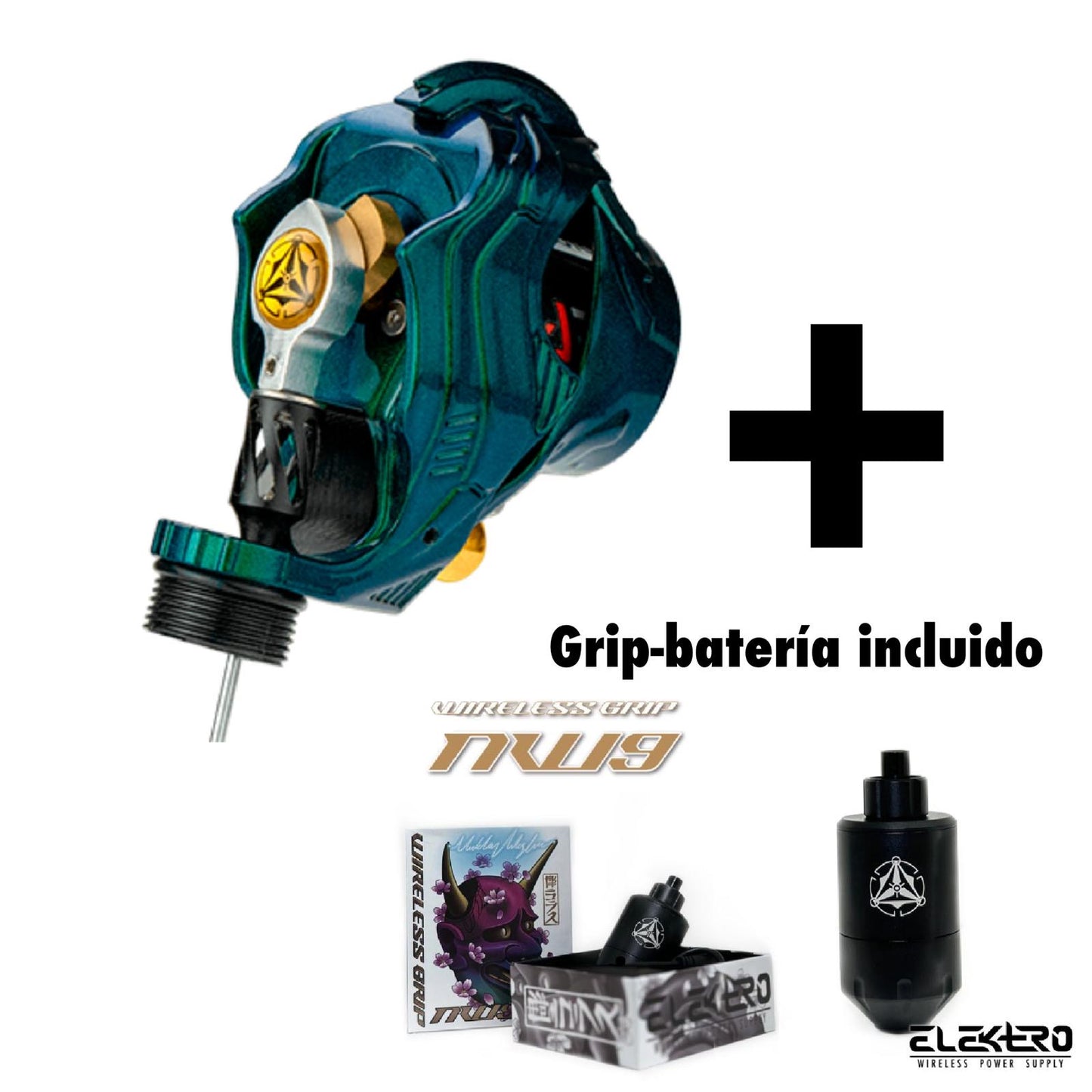 MAQUINA ROTATIVA F-POWER ARTDRIVER + GRIP INALÁMBRICO NW9