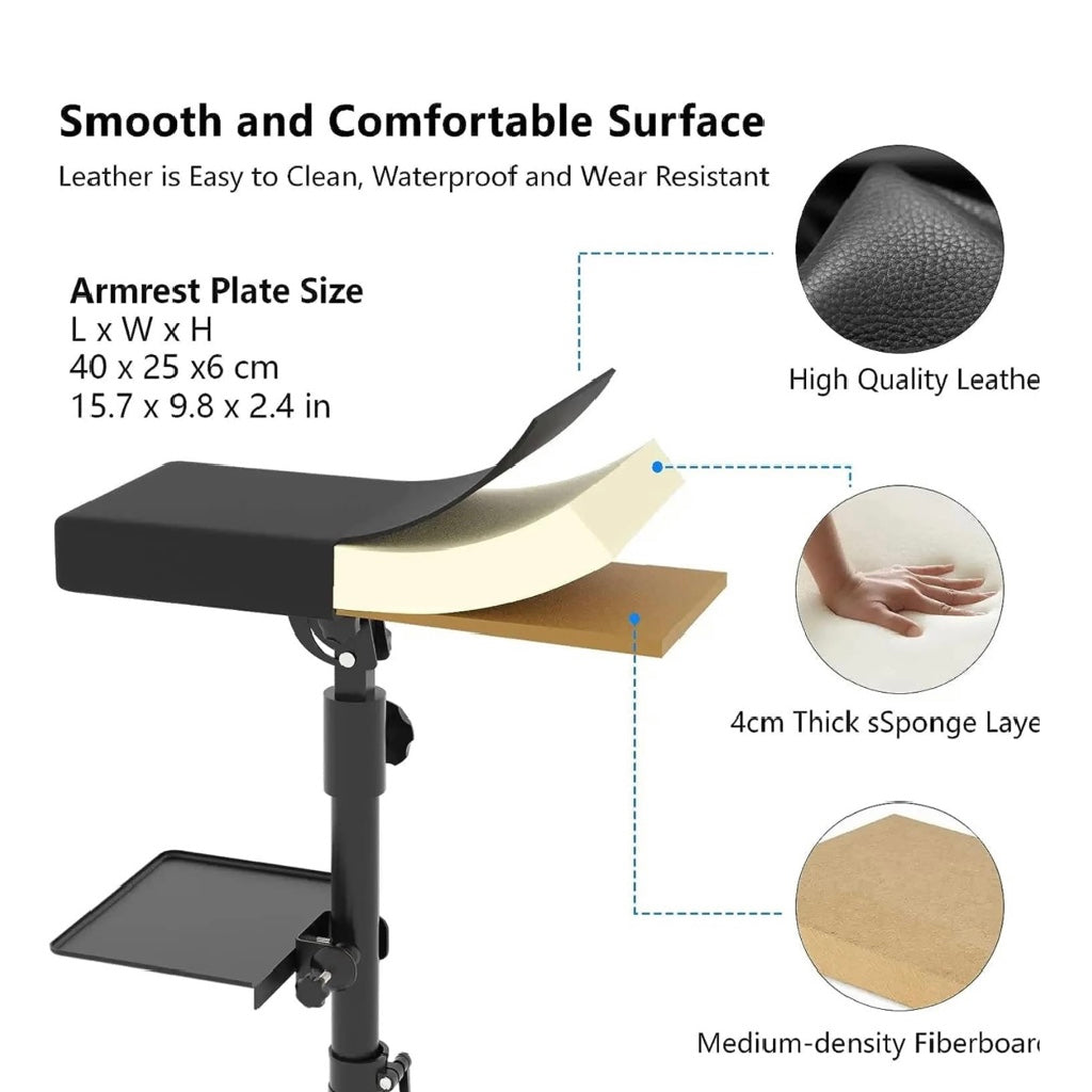 APOYABRAZOS CON SOPORTE IPAD AJUSTABLE REPOSABRAZOS TATUAJE