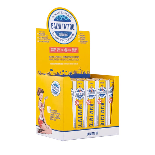 Balm Tattoo Sunblock 75+ Expositor 20 uds.